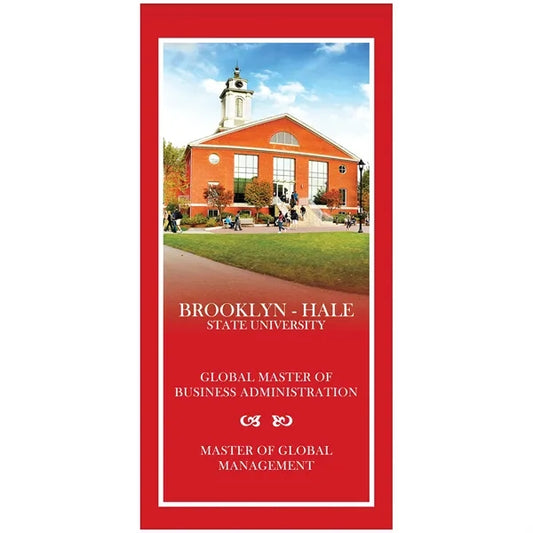 36" x 72" Premium Gonfalon Straight Cut Banner
