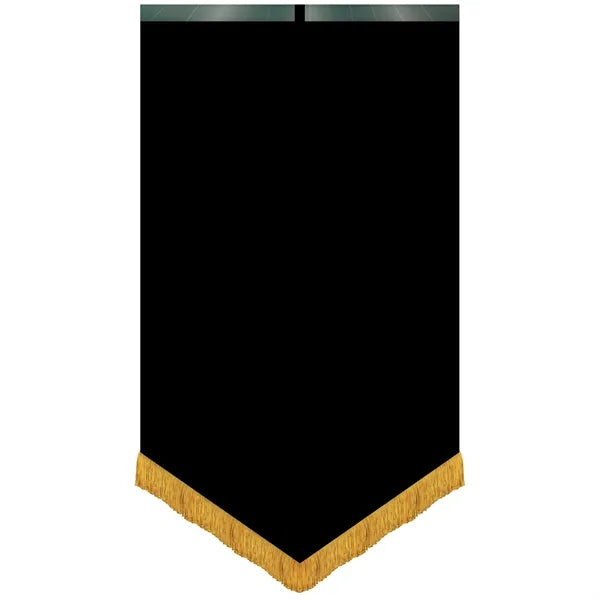 36" x 60" Premium Gonfalon V-cut with Fringe
