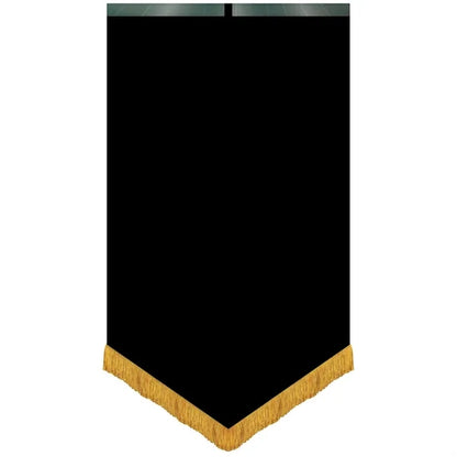 36" x 60" Premium Gonfalon V-cut with Fringe
