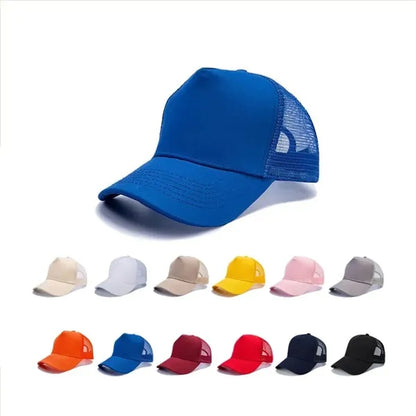 Baseball Sponge Mesh Advertising Peaked Sun Cap