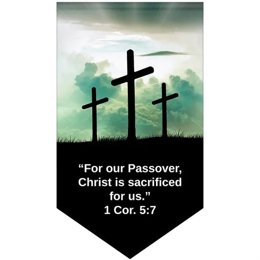 36" x 60" Premium Gonfalon V-cut Banner