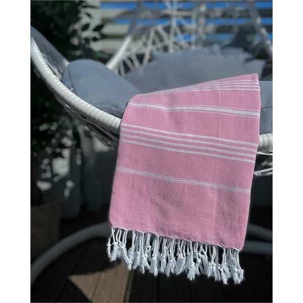Embroidered Fringe Beach Towel ( 40'' x 70'' )