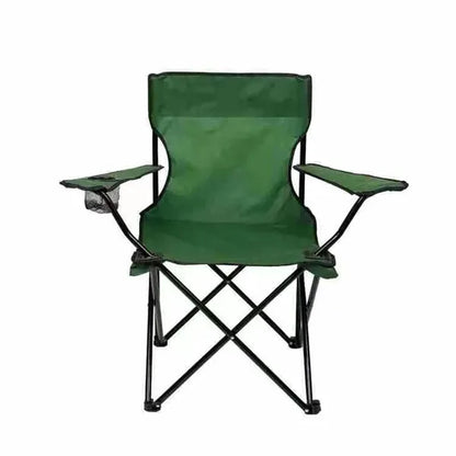 Folding Chair Camping Portable Backrest Armrests