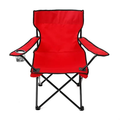 Folding Chair Camping Portable Backrest Armrests