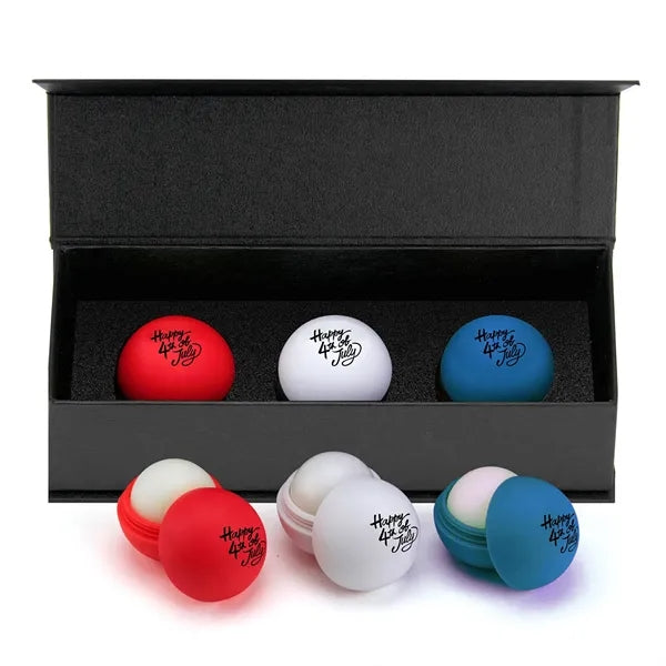Rubber Lip Balm Moisturizer Set