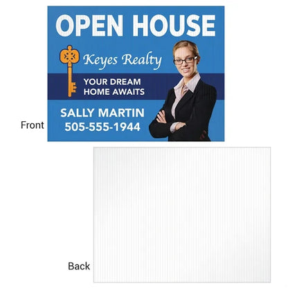 Medium Corrugated Yard Sign - Full Color - 1 Side