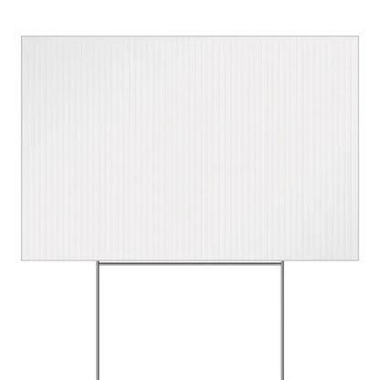Small Corrugated Yard Sign - Full Color - 2 Sides