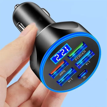 5 Port USB Car Charger