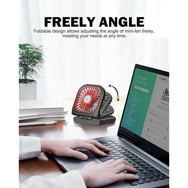 3000mAh Power Bank Hanging Neck Fans