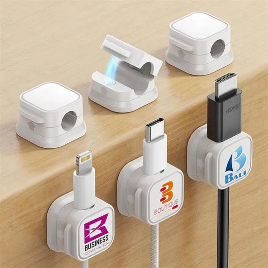 Magnetic Cable Clips  Smooth Adjustable Cord Holder