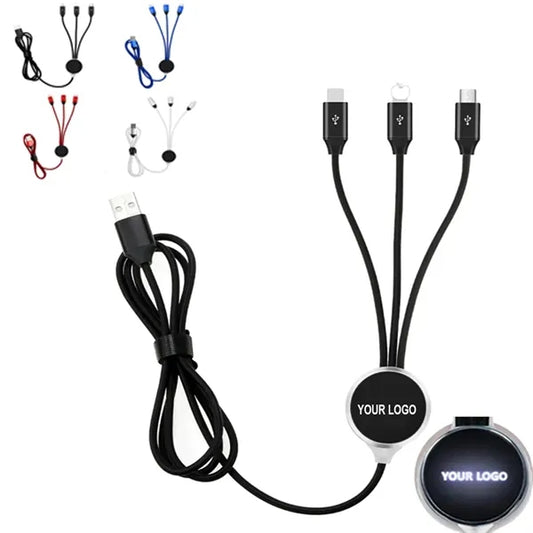 3 in 1 Light Up  Charging Cable