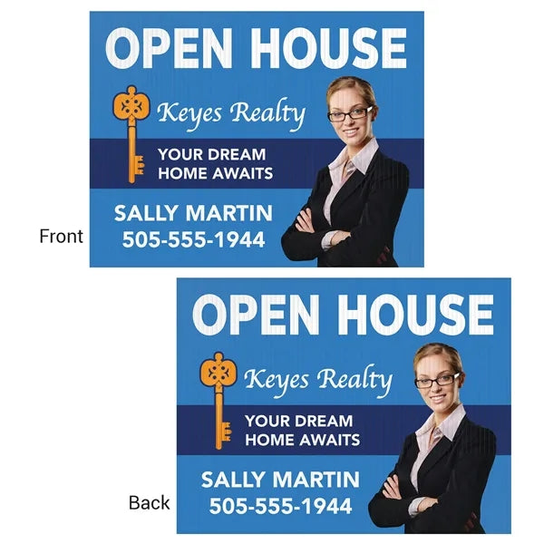 Medium Corrugated Yard Sign - Full Color - 2 Sides