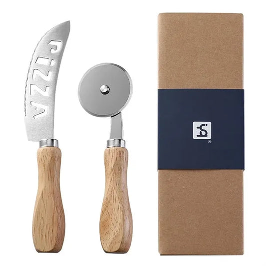 2 Pcs Pizza Cutter Set