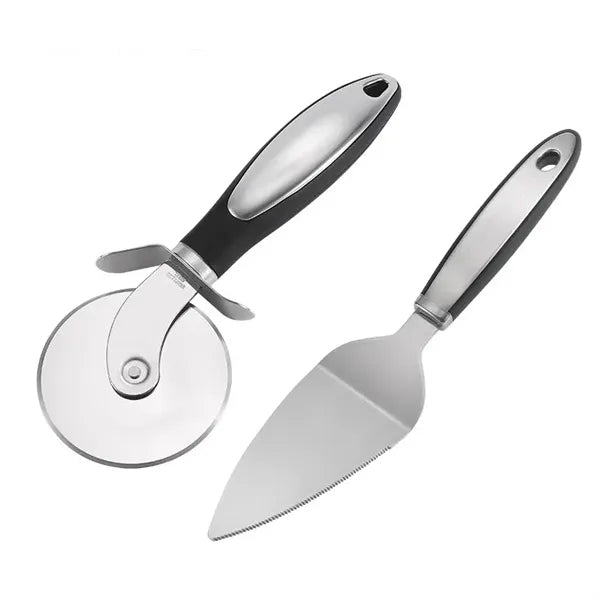 Pizza Cutter Wheel Pie Serve Set