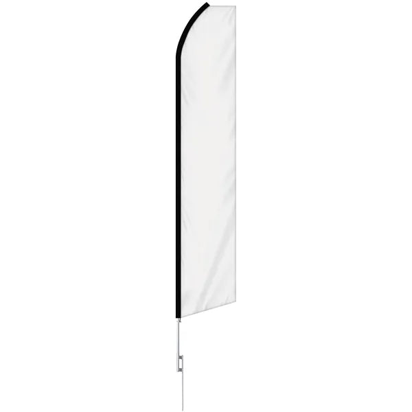 12' Digitally Printed Swooper Banner w/ 15' Pole