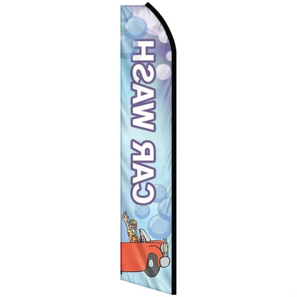 12' Digitally Printed Custom Swooper Banner