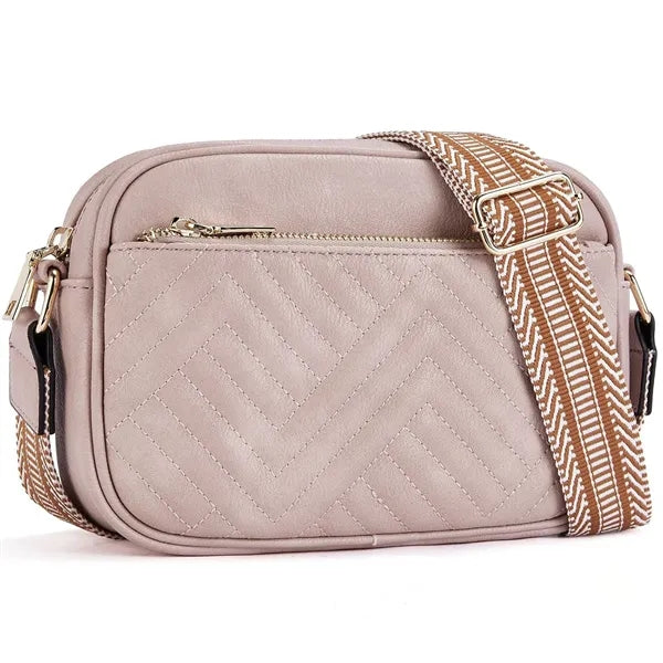 Vintage Quilted Crossbody Bag