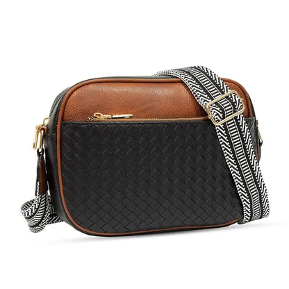 Vintage Quilted Crossbody Bag