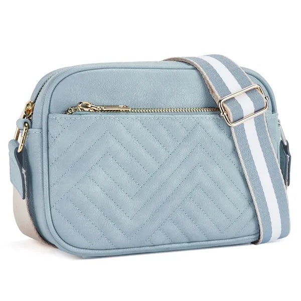 Vintage Quilted Crossbody Bag