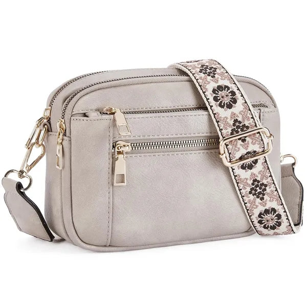 Chic Floral Shoulder Bag