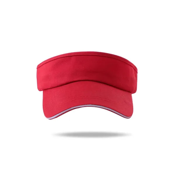 Adjustable Sports Visor Cotton Ball Cap