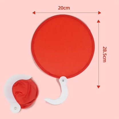 Folding Disc Fan With Handle