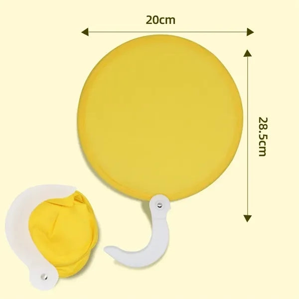 Folding Disc Fan With Handle