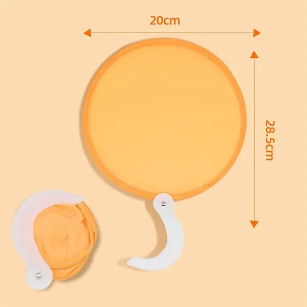 Folding Disc Fan With Handle