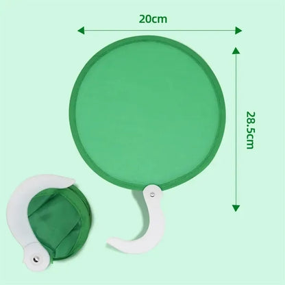 Folding Disc Fan With Handle