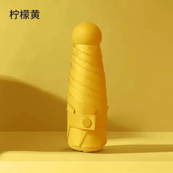 Mini Pocket Foldable Anti-Uv Capsule Umbrella