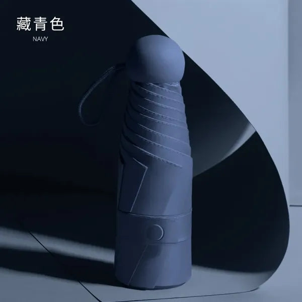 Mini Pocket Foldable Anti-Uv Capsule Umbrella