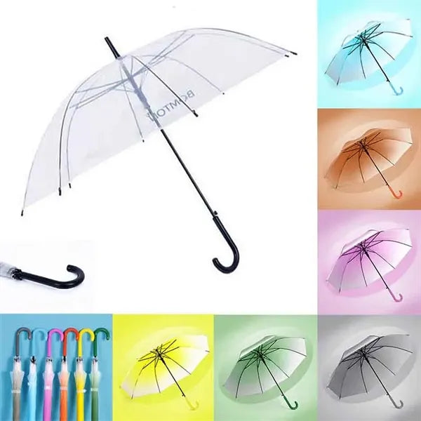 45" Clear Outdoor Dome Umbrella