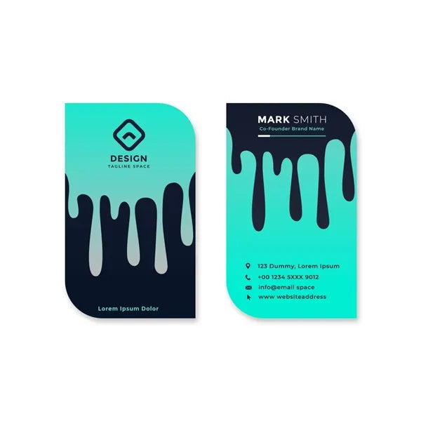 Leaf Business Cards - Vertical (2" x 3.5")