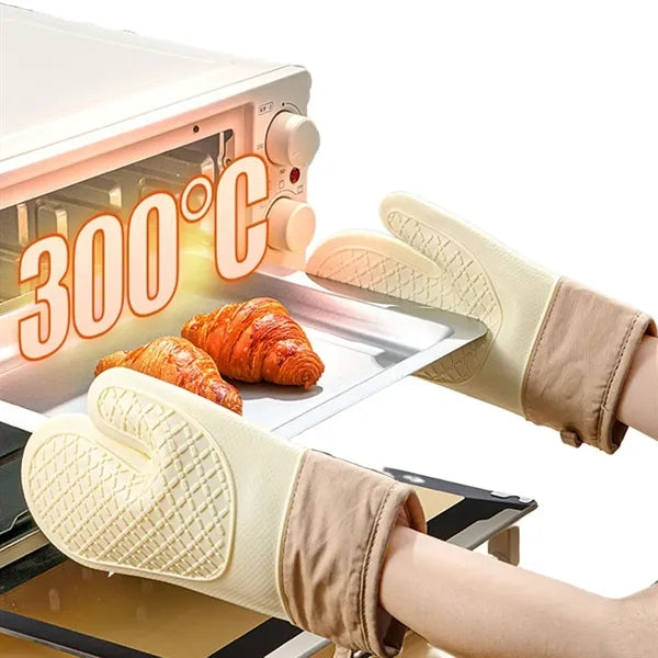 Silicone thermal gloves