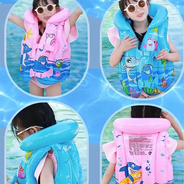 Children's inflatable swimsuit