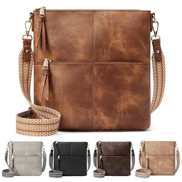 Vintage Crossbody Bag with Adjustable Strap
