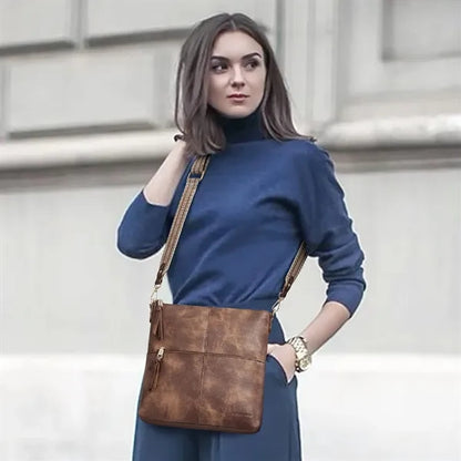 Vintage Crossbody Bag with Adjustable Strap