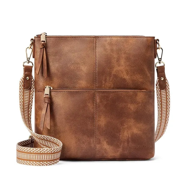 Vintage Crossbody Bag with Adjustable Strap