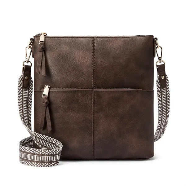 Vintage Crossbody Bag with Adjustable Strap