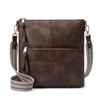 Vintage Crossbody Bag with Adjustable Strap