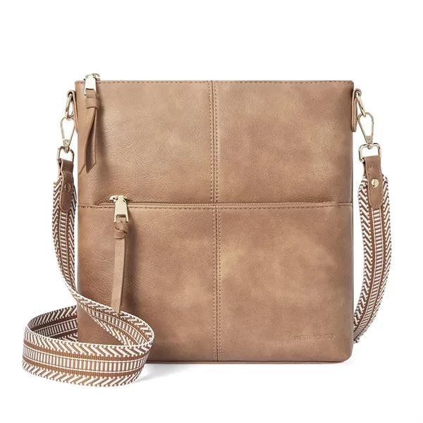 Vintage Crossbody Bag with Adjustable Strap