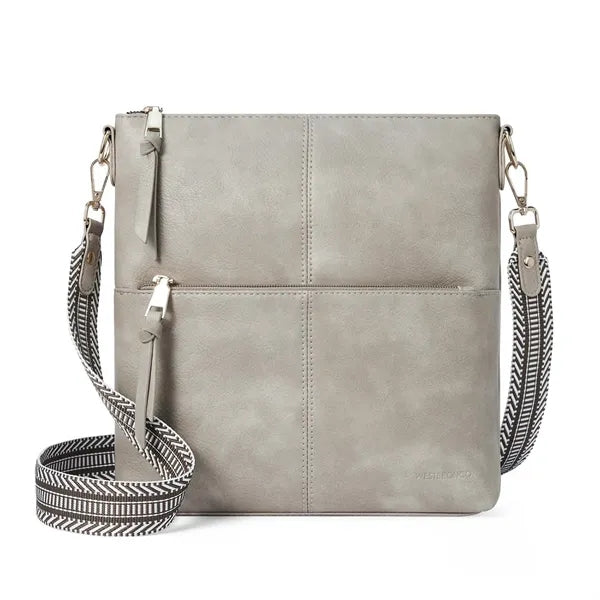 Vintage Crossbody Bag with Adjustable Strap