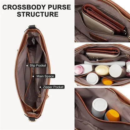 Classic Multi-Pocket Crossbody Bag