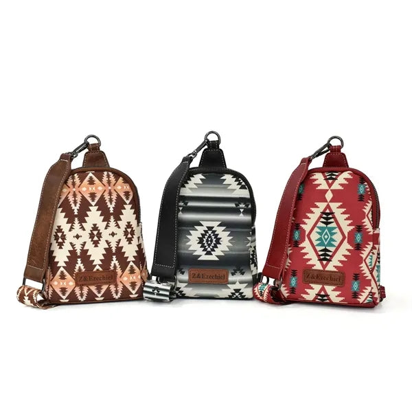 Bohemian Canvas Crossbody Bag
