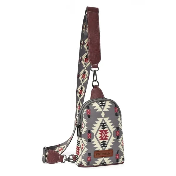 Bohemian Canvas Crossbody Bag