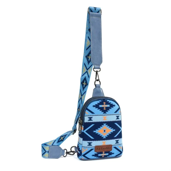 Bohemian Canvas Crossbody Bag