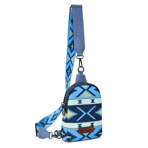 Bohemian Canvas Crossbody Bag