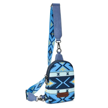 Bohemian Canvas Crossbody Bag