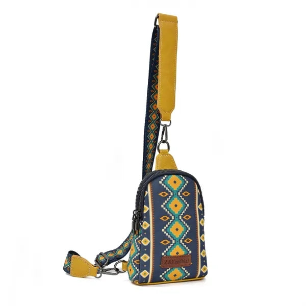 Bohemian Canvas Crossbody Bag