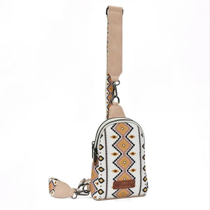 Bohemian Canvas Crossbody Bag